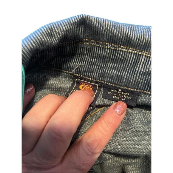 New Route 66 Womens Blue Denim Utility Basic Button Front Jacket Small - Picture 12 of 16